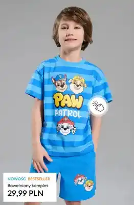 Bawełniany komplet dziecięcy Paw Patrol