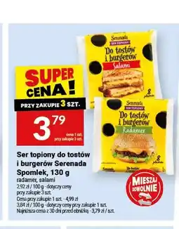 Twój Market Ser topiony do tostów i burgerów Radamer Serenada oferta