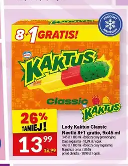 Twój Market Lody Kaktus Classic Nestlé 9-pak oferta