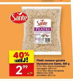 Twój Market Płatki owsiane-górskie błyskawiczne Sante oferta
