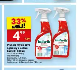 Twój Market Płyn do mycia szyb i glazury z octem Ludwik oferta