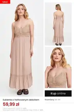 Top Secret Sukienka z haftowanym dekoltem oferta