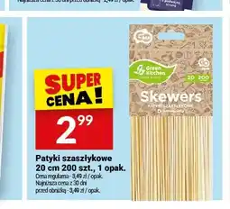 Twój Market Patyki szaszłykowe Green Kitchen 20 cm 200-pak oferta