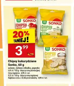Twój Market Chipsy kukurydziane Sonko solone oferta