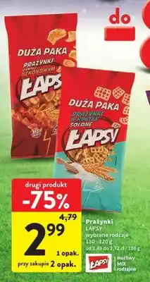 Prażynki o smaku bekonowym Łapsy