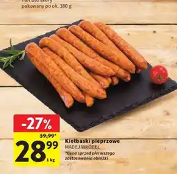 Intermarche Kiełbaski pieprzowe Madej Wróbel oferta