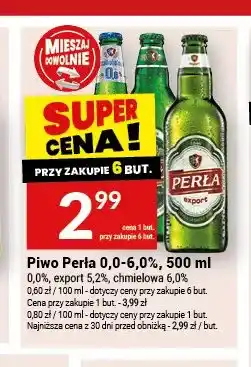 Twój Market Piwo bezalkoholowe Perła 0,0% oferta