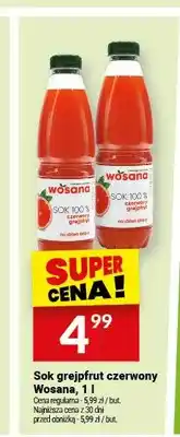 Twój Market Sok grejpfrut czerwony Wosana oferta
