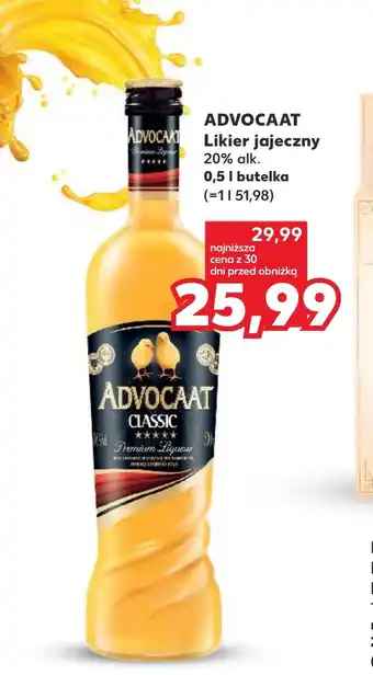 Kaufland Likier jajeczny Advocaat oferta