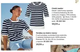 Tchibo Cienki sweter w granatowo-białe paski oferta