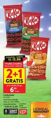 Intermarche Czekolada KitKat Double Chocolate oferta