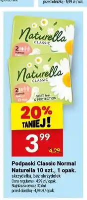 Twój Market Podpaski Classic Normal Naturella ze skrzydełkami oferta