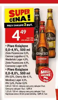 Twój Market Piwo bezalkoholowe Książęce Złote Pszeniczne 0,0% oferta