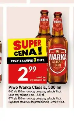 Twój Market Piwo Warka Classic oferta