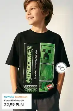 Sinsay Koszulka dziecięca Minecraft oferta