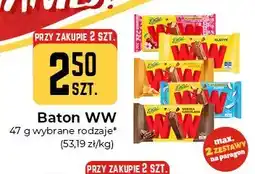 Społem Częstochowa Baton WW Peanut Butter E.Wedel oferta