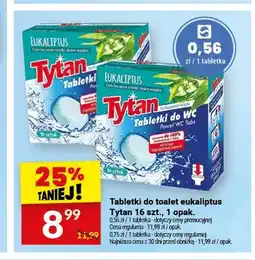Twój Market Tabletki do toalet eukaliptus Tytan 16-pak oferta