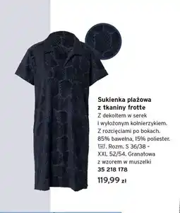 Tchibo Sukienka plażowa z tkaniny frotte Tchibo oferta