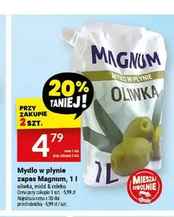 Twój Market Mydło w płynie zapas Magnum oliwka oferta