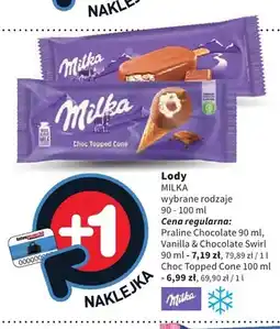Intermarche Lody Milka Praline Chocolate oferta