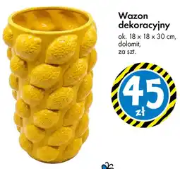 Tedi Wazon dekoracyjny dolomit ok. 18x18x30 cm oferta