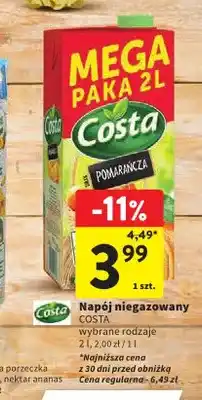 Intermarche Napój niegazowany Costa oferta