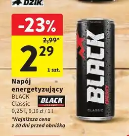 Intermarche Napój energetyzujący Black Classic oferta