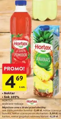 Intermarche Sok 100% pomidor Hortex oferta