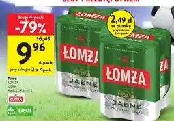 Intermarche Piwo Łomża Jasne 4-pak oferta