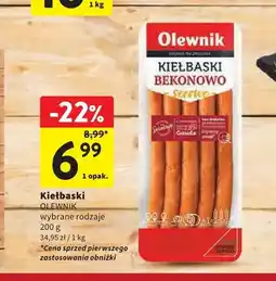 Intermarche Kiełbaski bekonowo-serowe Olewnik oferta
