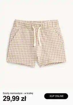 C&A Szorty niemowlęce w kratkę oferta