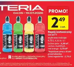 Intermarche Napój izotoniczny Dr Witt lychee pear oferta