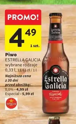 Intermarche Piwo Estrella Galicia Especial oferta