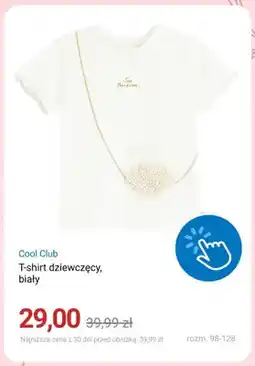 Smyk T-shirt dziewczęcy Cool Club biały oferta