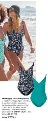Tchibo Modelujący kostium kąpielowy zielony oferta