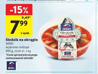 Intermarche Śledzik na okrągło Seko oferta