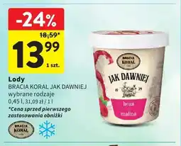 Intermarche Lody Bracia Koral Jak Dawniej beza malina oferta