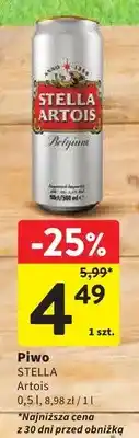 Intermarche Piwo Stella Artois oferta