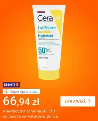 Mleczko do opalania CeraVe Lait Solaire Invisible Hydratant SPF 50+