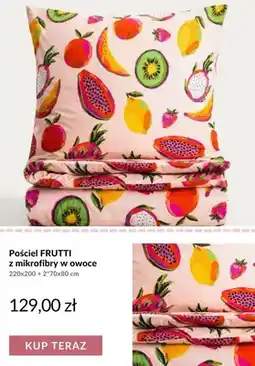 Homla Pościel z mikrofibry FRUTTI w owoce 220x200 cm + 2x70x80 cm oferta