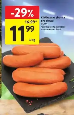 Intermarche Kiełbasa wyborna drobiowa Duda oferta