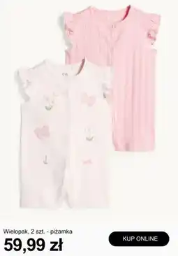 C&A Piżamka niemowlęca C&A 2-pak oferta