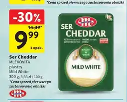 Intermarche Ser Cheddar plastry Mild White Mlekovita oferta