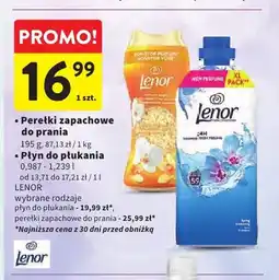 Intermarche Perełki zapachowe do prania Lenor oferta