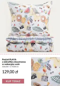 Homla Pościel Playa z mikrofibry dwustronna w wakacyjny wzór oferta