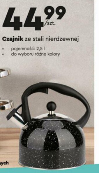 Biedronka Czajnik ze stali nierdzewnej oferta
