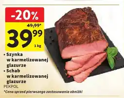 Intermarche Szynka w karmelizowanej glazurze Pekpol oferta