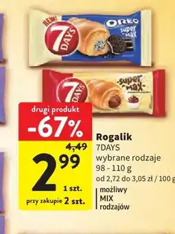 Intermarche Rogalik 7Days Oreo Super Max oferta