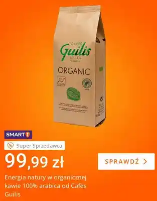 Kawa organiczna Cafés Guilis 100% arabica