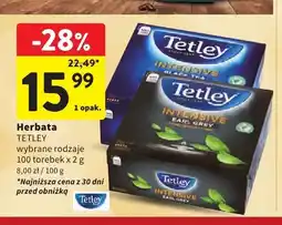 Intermarche Herbata czarna Tetley Intensive Black Tea oferta